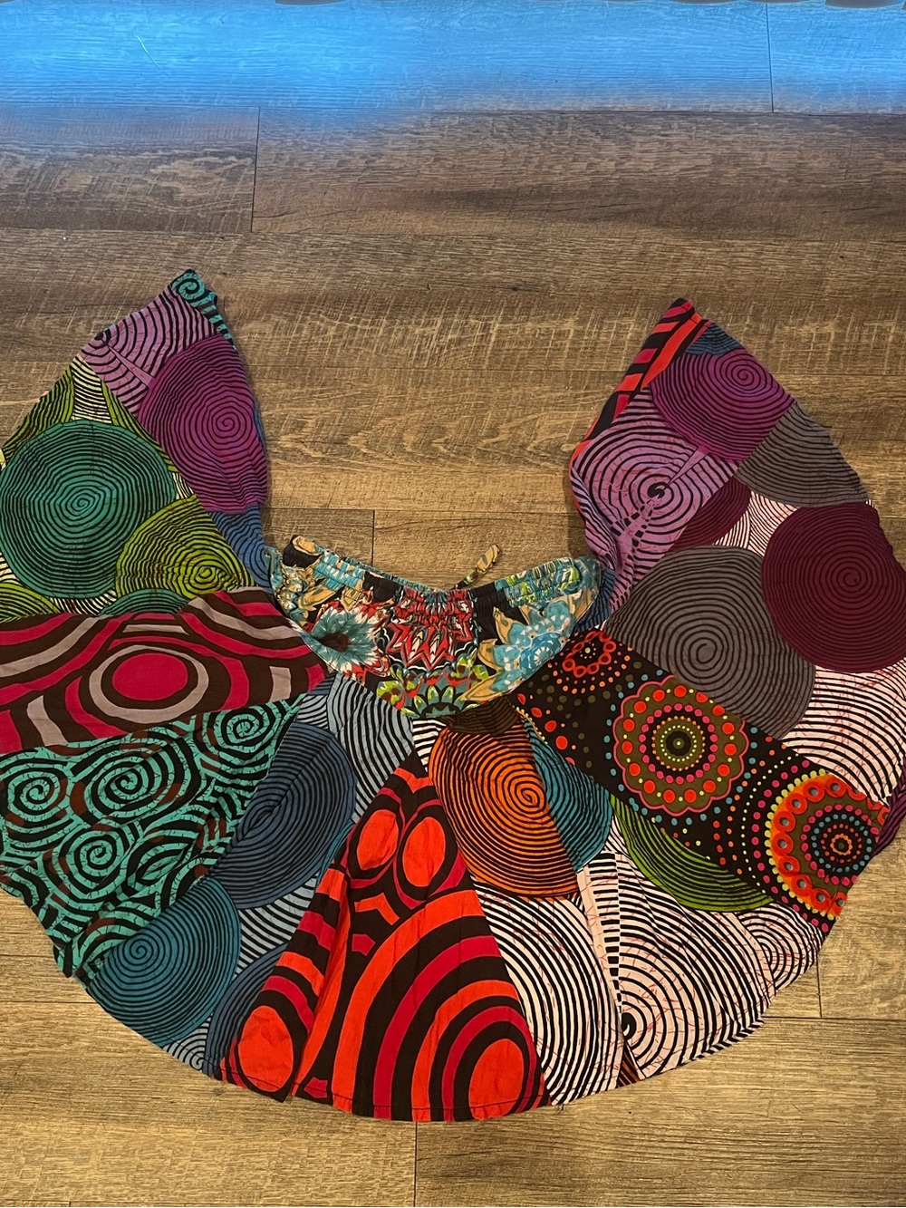Boho Patchwork Skirt